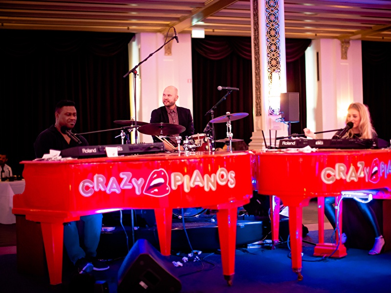 Crazy piano's Arrangement in Grand Hotel Amrâth Kurhaus in de Kurzaal
